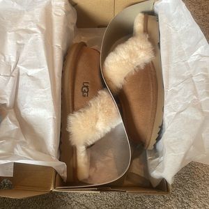 Ugg size 1 chestnut slippers